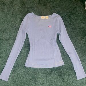 Blue Levi’s long sleeve top